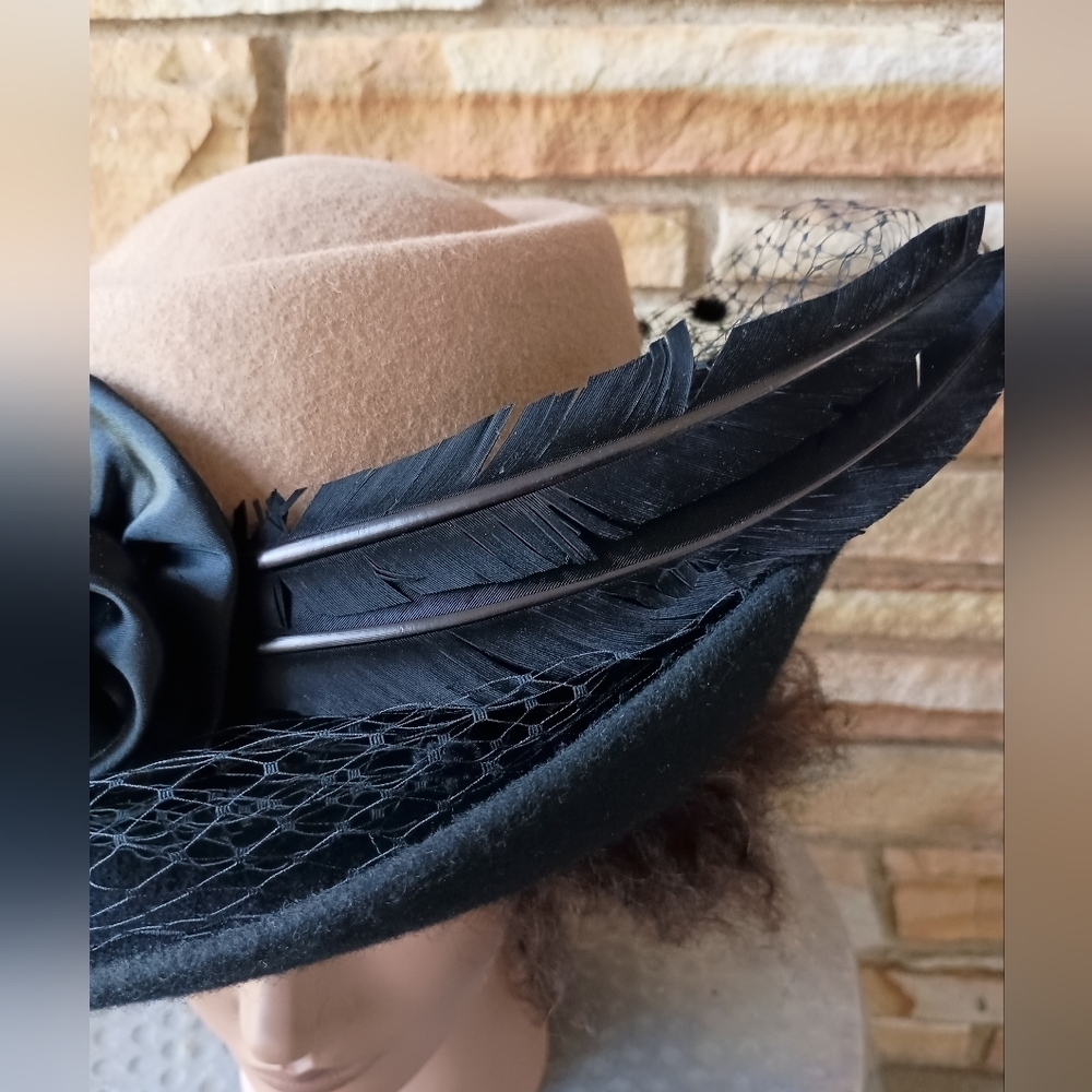 Vintage Michael Howard Mr Charles 100% Wool Ladies Hat - Picture 6 of 12